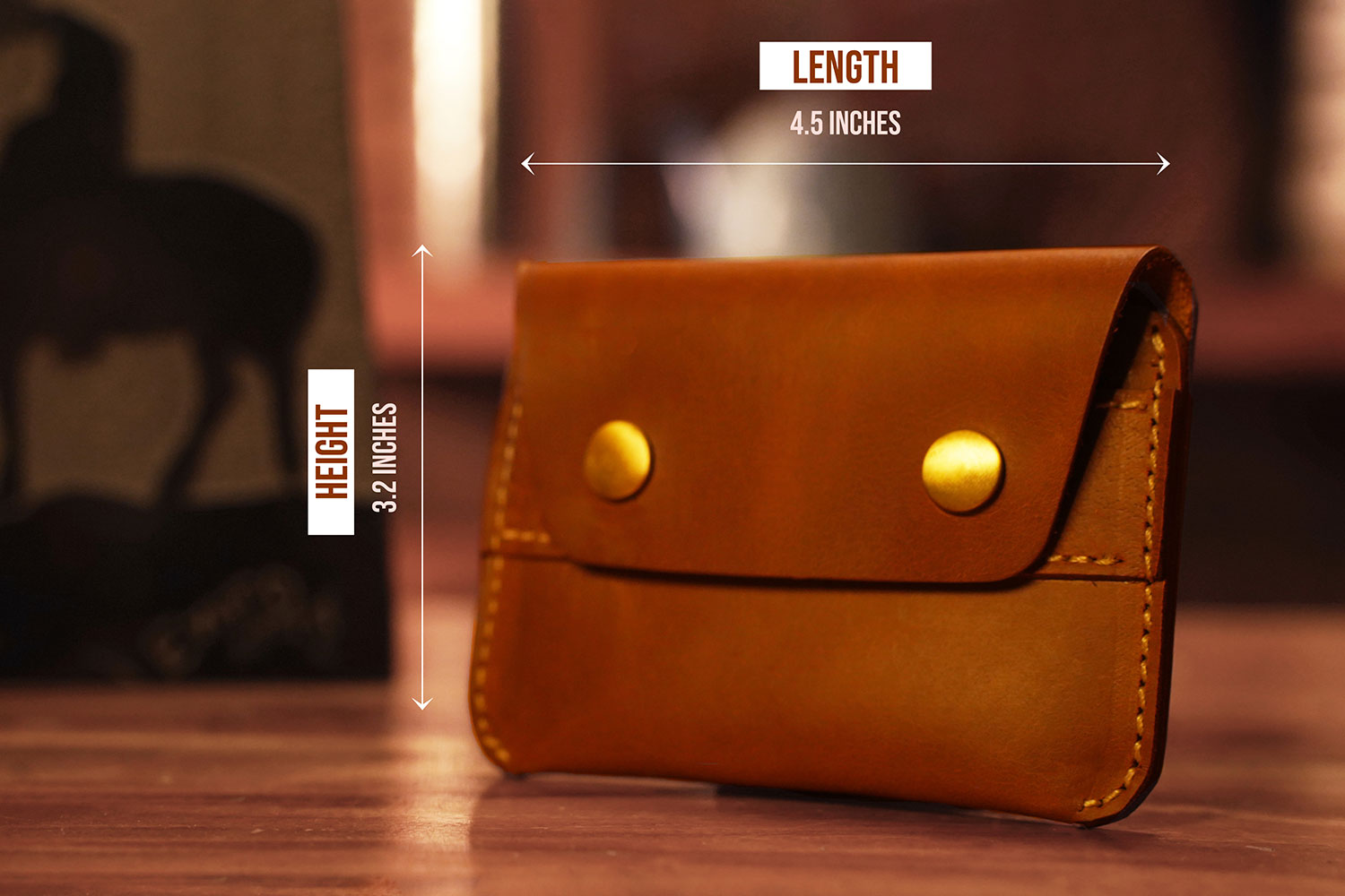 ví da sáp mini handmade Menx